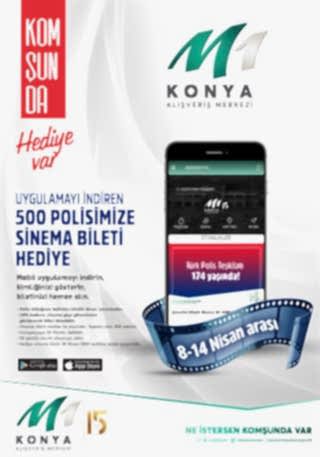 M1 KONYA,POLİS HAFTASI ,SİNEMA BİLETİ
