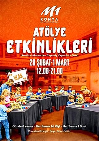 ATÖLYE ETKİNLİKLERİ VAR ATÖLYE ETKİNLİKLERİ VAR