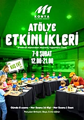 ATÖLYE ETKİNLİKLERİ VAR ATÖLYE ETKİNLİKLERİ VAR